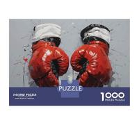 Jigsaw Puzzles for Adults 1000 Piece Boxing Gloves for Men Women Jigsaw Puzzle Brain Teaser Game Stress Reliever Unique Birthday And Xmas Gifts 38x26cm/1000pcs