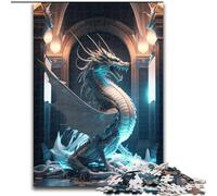 Jigsaw Puzzles for Adults 1000 Piece Brave Dragon Jigsaws 1000 Pieces for Adults Christmas Halloween Mother's Day New Year Easter Gift Size 26X38CM