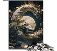 Jigsaw Puzzles for Adults 1000 Piece Brave Dragon Puzzles for Adults size 26x38cm Ideal for Lover, Perfect Christmas, New Year, Valentine's Gift