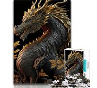 Jigsaw Puzzles for Adults 1000 Piece Brave Dragon Teenager Jigsaw,family Fun Games Is Ideal As A Gift for The Whole Family 38x26cm