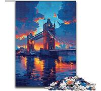 Jigsaw Puzzles for Adults 1000 Piece Bridge of England Jigsaw Family Interactive Game, DIY Home Decor Brain Challenge Gift (size : 50x75cm)
