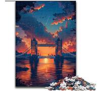 Jigsaw Puzzles for Adults, 1000 Piece Bridge of England Puzzle for Teenager & Families, Perfect DIY Decor & Brain-Teasing Challenge (size : 50x75cm)