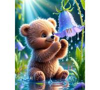 Jigsaw Puzzles for Adults 1000 Piece Brown Bear Creek, Jigsaws 1000 pieces for adults Family Activity, Challenging puzzles Games, Colourful, Beautiful Decoration Puzzle