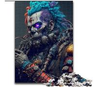 Jigsaw Puzzles for Adults, 1000 Piece Brutal Warrior Jigsaw Puzzles for Adults 1000 DIY Home Decor Brain Teaser Game for Teenagers Size 26X38CM