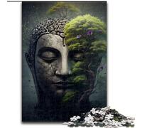 Jigsaw Puzzles for Adults, 1000 Piece Buddha in Nature Jigsaw Perfect for Teenagers, Family Bonding, Brain Teaser & DIY Home Decor Gift (size : 26x38cm)