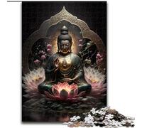 Jigsaw Puzzles for Adults 1000 Piece Buddha Made of Wood, Gift for Men And Women, Daily & Special Occasion 50x75cm Birthday Party for Men Women