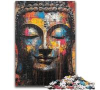 Jigsaw Puzzles for Adults 1000 Piece Buddha Oil Painting Toys Educational Games Stress Relieving Unique Home Decor And Gifts 50x75cm