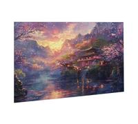 Jigsaw Puzzles for Adults 1000 Piece Building Jigsaw Puzzle-Colourful, Challenging Game/Brainteasing Adult Jigsaws, The Whole 3D Jigsaw Gifts for Women, Men Beautiful Decoration-Lake fr0-1196