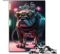 Jigsaw Puzzles for Adults 1000 Piece Bulldog Jigsaw Puzzle Made of cardboard, for Birthdays, Holidays, Space Party Decorations 1000pcs(26x38cm)