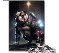 Jigsaw Puzzles for Adults 1000 Piece Bulldog Jigsaw Puzzle Made of Wood,Challenging Brain Teaser for Teenagers & Families 1000pcs(50x75cm)