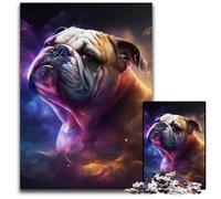 Jigsaw Puzzles for Adults 1000 Piece Bulldog Nebula Puzzles for Adults for Teenagers, Couples, And Friends for Birthdays, Christmas 50x75CM/19.68x29.52inch