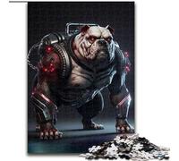 Jigsaw Puzzles for Adults 1000 Piece Bulldog Puzzle Made of Wood, for Birthdays, Christmas, Halloween, Thanksgiving, Easter 1000pcs(50x75cm)