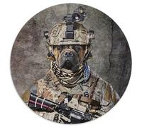 Jigsaw Puzzles for Adults, 1000 Piece Bullmastiff Elite Soldier Challenging Puzzles Family Activity Game, Home Decor Wall Art (67.5x67.5cm)