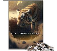 Jigsaw Puzzles for Adults, 1000 Piece Bury Your Excuses Jigsaw Puzzles for Adults Perfect for Home & Office Decor, Parties, Birthdays (Size 50x75cm)