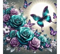 Jigsaw Puzzles for Adults 1000 piece Butterflies Roses, 1000 Piece Difficult jigsaw puzzles for adults, Challenging Jigsaws 1000 pieces, Puzzle Game for The Whole for Women, Gifts for Men 65x65cm
