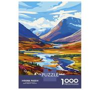 Jigsaw Puzzles for Adults 1000 Piece Cairngorms National Park, Scotland Adult Puzzles Toy Wall Decor Wall Decoration Deal As Gifts for The Whole Family 38x26cm/1000pcs