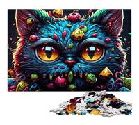 Jigsaw Puzzles for Adults 1000 Piece Candy Cat cardboard Jigsaw Puzzles for Adults Perfect Home Or Office Decor, Ideal 26X38CM/10.23x14.96inch