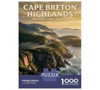 Jigsaw Puzzles for Adults 1000 Piece Cape Breton Highlands National Park Jigsaw Puzzle Fun Games Birthday Present Unique Birthday And Xmas Gifts 38x26cm/1000pcs
