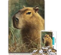 Jigsaw Puzzles for Adults 1000 Piece Capybara Puzzles for Teenagers,Challenging Game Gifts for Is Ideal As A Gift for The Whole Family 26x38cm