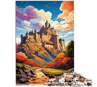 Jigsaw Puzzles for Adults 1000 Piece Carcassonne Castle Educational Stress Relief Toy Puzzle Artwork Gift 10.27 in x 14.96 in for teenager 14+
