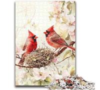 Jigsaw Puzzles for Adults 1000 Piece Cardinal Nesting Help The Brain Exercise Addictive Toys to Cultivate Patience Artists Collection, Fine Art 50x75cm