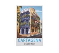 Jigsaw Puzzles for Adults 1000 Piece，Cartagena Colombia，Educational Games Brain Challenge Jigsaw Puzzles for Adult Kids（38x52cm）-FR69