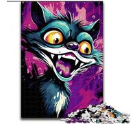 Jigsaw Puzzles for Adults 1000 Piece Cartoon Squirrel Made of Wood, Perfect DIY Art Decor Or Birthday Gift 50x75cm Family Fun Craft, Perfect for Birthdays, Holidays