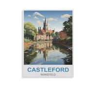 Jigsaw Puzzles for Adults 1000 Piece,Castleford Wakefield,Educational Games Brain Challenge Jigsaw Puzzles for Adult Kids(50x70cm)-GU7