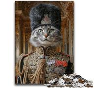 Jigsaw Puzzles for Adults 1000 Piece Cat from An Aristocratic Family for And from 14 Years And over Hands-on Game Christmas Game Gifts 38x26cm
