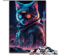 Jigsaw Puzzles for Adults 1000 Piece Cat Human Puzzle Family Bonding Activity, Unique Gift for Holidays & Birthdays (size : 26x38cm)