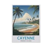 Jigsaw Puzzles for Adults 1000 Piece,Cayenne French Guiana,Difficult Puzzle Perfect Educational Gift for Boys And Girls(75x50cm)-GO90