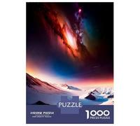 Jigsaw Puzzles for Adults 1000 Piece Celestial Snowscapes Puzzles for Adults Relax Games Pattern Assembly Christmas Birthday Gifts 70x50cm/1000pcs