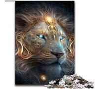 Jigsaw Puzzles for Adults 1000 Piece Celestial Visions Lion Puzzle Ideal for Teenagers & Collectors, Travel Gift, Family Activity (size : 26x38cm)