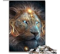 Jigsaw Puzzles for Adults, 1000 Piece Celestial Visions Lion Puzzles for Adults size 26x38cm Perfect for Family Fun, Party Games, Birthday Party Favors