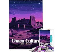 Jigsaw Puzzles for Adults 1000 Piece Chaco Culture New Mexico Night Learning Educational Toys for Educational Game For Family Fun Funny Gifts (Size 38x26cm)