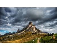 Jigsaw Puzzles for Adults 1000 Piece Challenging Puzzle for Family Birthday Party Educational GamesNatural Scenery,Road,Mountains,Italy,Dolomites 26x38CM