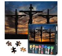 Jigsaw Puzzles for Adults 1000 Piece - Challenging Puzzle Jesus Christ Art, 27.5x19.7 Inch Family Educational Game & Unique Living Room Decor Gift (Christian Series)