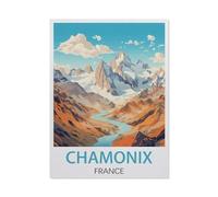 Jigsaw Puzzles for Adults 1000 Piece,Chamonix France,Classic Puzzle Teens Boys Girls Puzzles for DIY Intellective Educational Game, Gift Home Decor(75x50cm)-U73