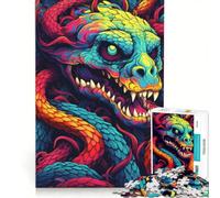 Jigsaw Puzzles for Adults 1000 Piece Chaos Serpent, Anti-Stress Toys, Difficult And Challenge, Beautiful Design Game 50x75cm