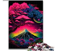 Jigsaw Puzzles for Adults, 1000 Piece Cherry Blossom Japan Jigsaw Puzzles Made of Wood, Family Activity Game for Teenager, DIY Home Decor Brain Teaser Gift 1000pcs(50x75cm)
