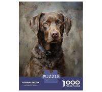 Jigsaw Puzzles for Adults 1000 Piece Chesapeake Bay Retriever Puzzles for Adults Relax Games Pattern Assembly Christmas Birthday Gifts 70x50cm/1000pcs
