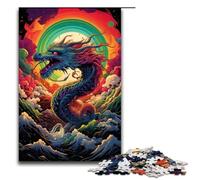 Jigsaw Puzzles for Adults 1000 Piece Chinese Dragon Wooden Puzzle Learning Educational Toys Family Games 75x50cm