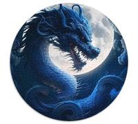 Jigsaw Puzzles for Adults 1000 Piece Chinese Moon Dragons Paper Puzzles for Birthdays,Christmas,Halloween,Thanksgiving,Easter (Size 67.5x67.5cm)