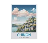 Jigsaw Puzzles for Adults 1000 Piece，Chinon Indre-et-Loire，Classic Puzzle Teens Boys Girls Puzzles for DIY Intellective Educational Game, Gift Home Decor（38x26cm）-GO89