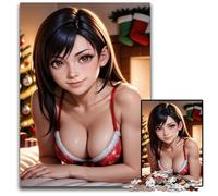 Jigsaw Puzzles for Adults 1000 Piece Christmas Anime Girl14b Challenging Puzzles Interactive Family Game Ideal Family Activity Game 1000 PCS(75x50cm)