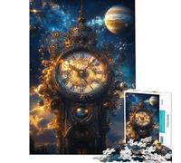 Jigsaw Puzzles for Adults 1000 Piece Chrono Cosmos Celestial Clockwork Relax Games Learning Educational Toys Gifts For Birthdays Stress Reliever (size 38x52cm)