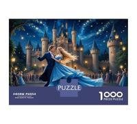 Jigsaw Puzzles for Adults 1000 Piece Cinderella Ball Gown Dress Jigsaw Puzzle Brain Teaser Game Stress Reliever Unique Birthday And Xmas Gifts 70x50cm/1000pcs