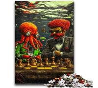 Jigsaw Puzzles for Adults 1000 Piece Circus Animals Help The Brain Exercise Addictive Toys to Cultivate Patience Parent-child Interaction 26x38cm