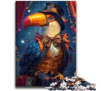 Jigsaw Puzzles for Adults 1000 Piece Circus Toucan Teenager Jigsaw,Family Game Stress Reliever Difficult Challenge Suitable for Couples (26x38cm)
