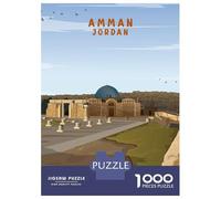 Jigsaw Puzzles for Adults 1000 Piece Citadel Amman Jordan Art Jigsaw Hands-on Game Birthday Present Unique Birthday And Xmas Gifts 52x38cm/1000pcs